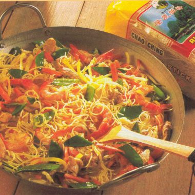 Vermicelles sautés au curry