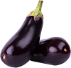 Deux aubergines