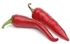 Deux piments rouges côte à côte