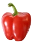 Un poivron rouge